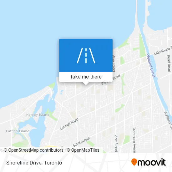 Shoreline Drive map