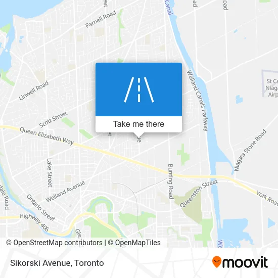 Sikorski Avenue map