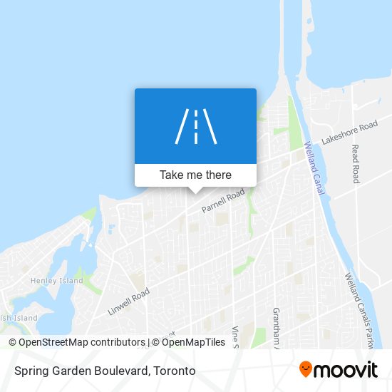 Spring Garden Boulevard map