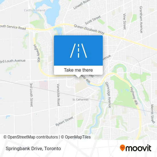 Springbank Drive map