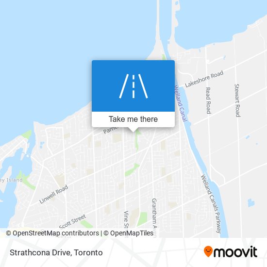 Strathcona Drive map