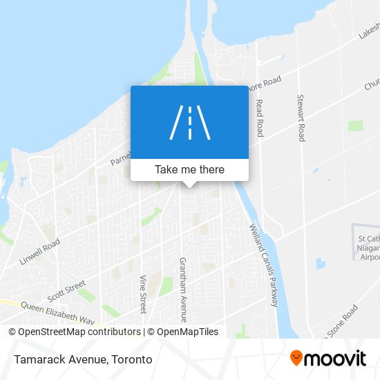 Tamarack Avenue map