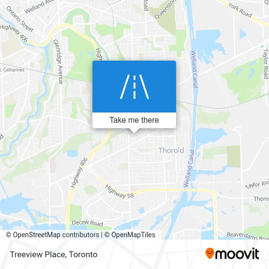 Treeview Place map