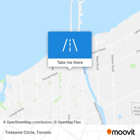Trelawne Circle map