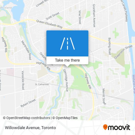 Willowdale Avenue map