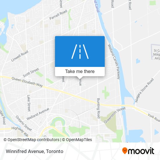 Winnifred Avenue map