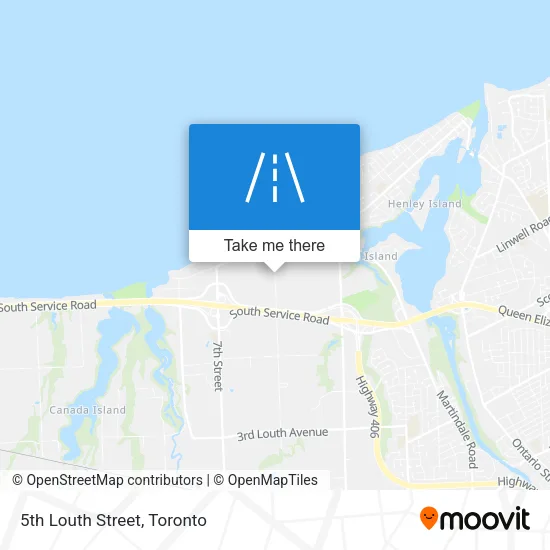 5th Louth Street map