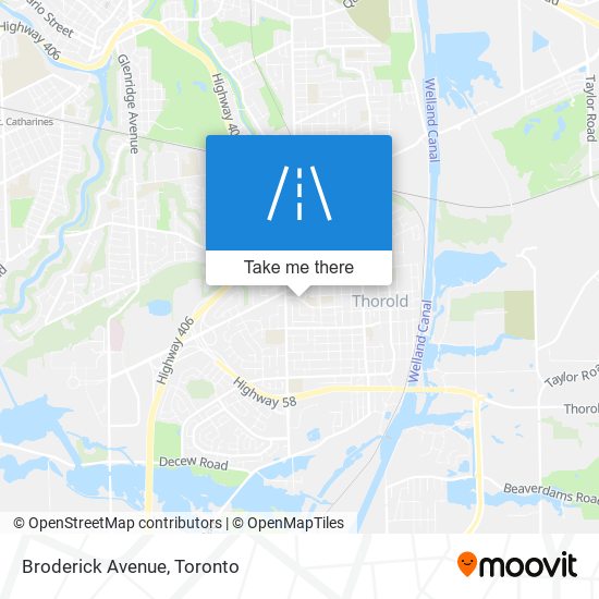 Broderick Avenue map