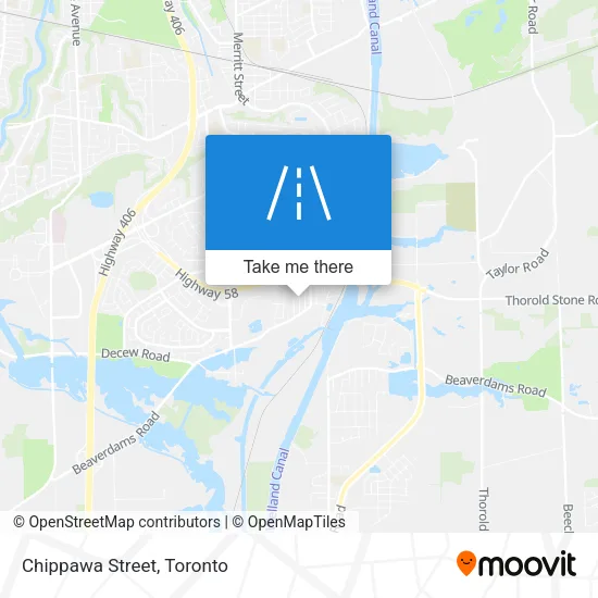Chippawa Street map