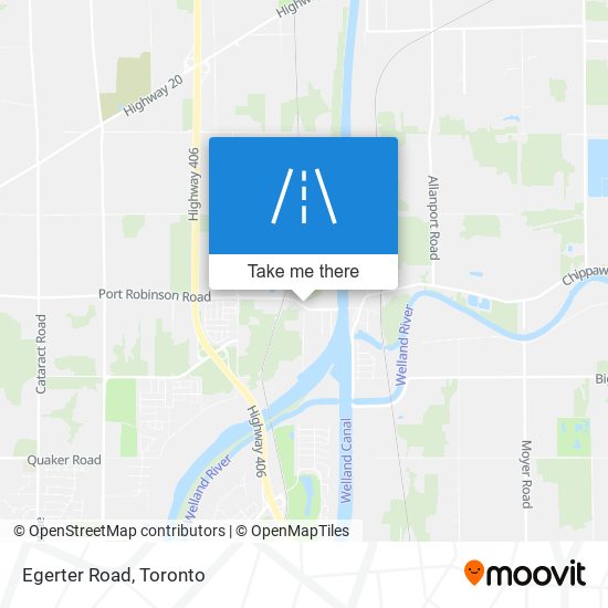 Egerter Road map