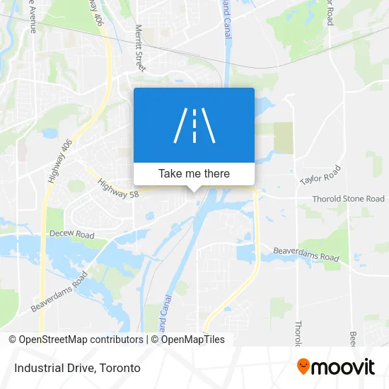 Industrial Drive map