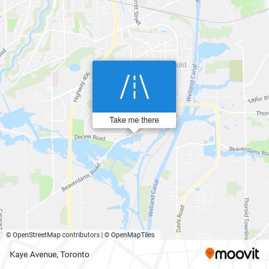 Kaye Avenue map