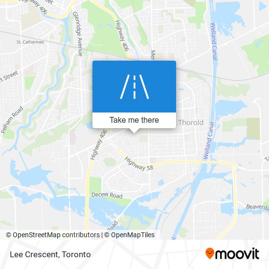 Lee Crescent map