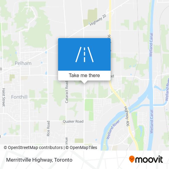 Merrittville Highway map