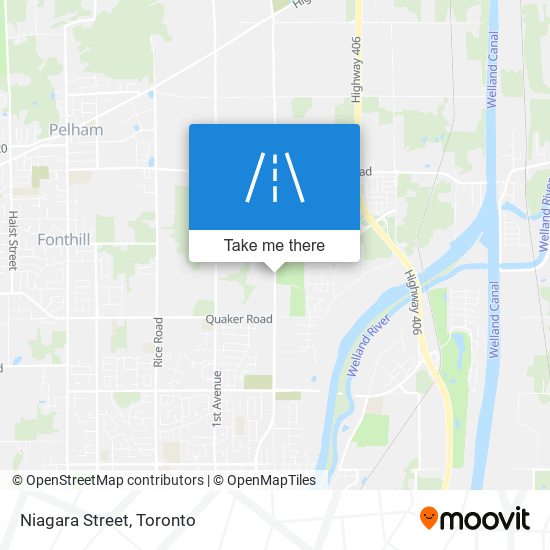 Niagara Street map