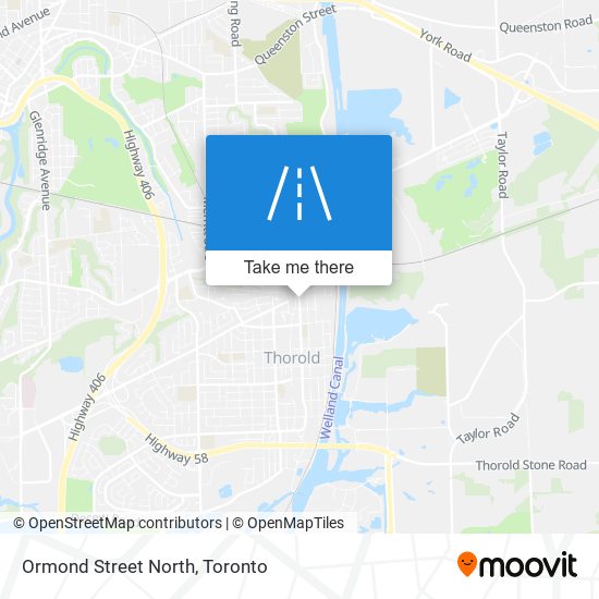 Ormond Street North map