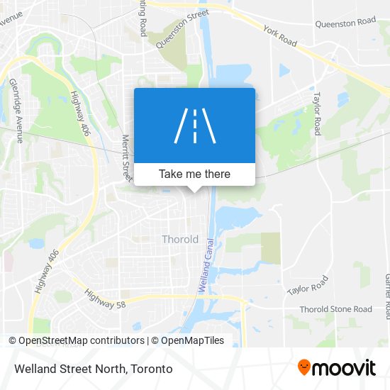 Welland Street North map