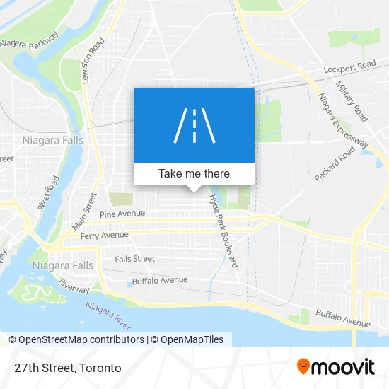 27th Street map