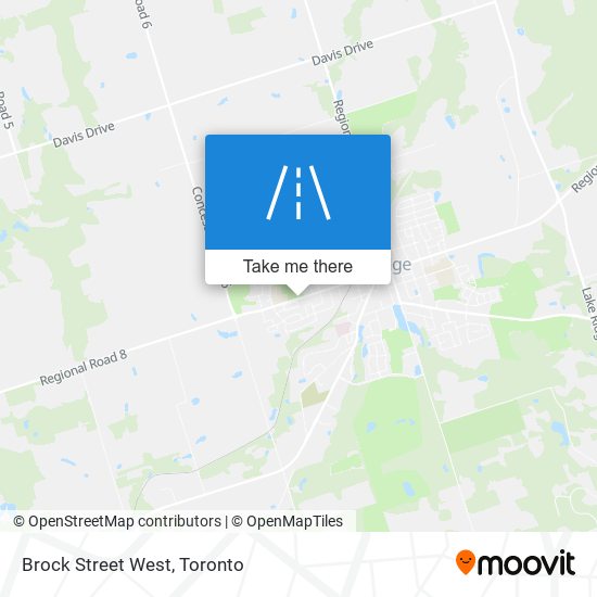 Brock Street West map