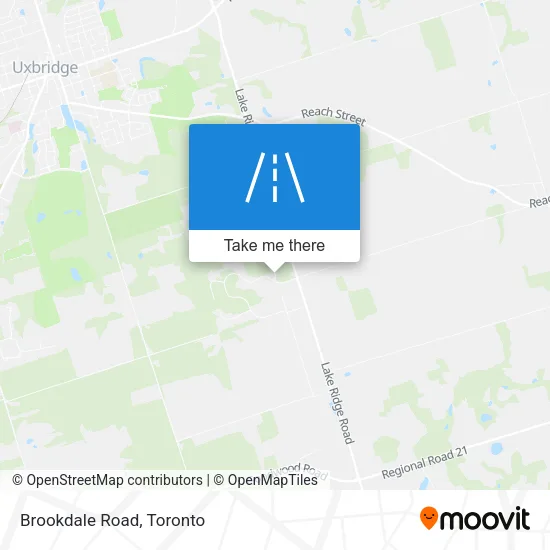 Brookdale Road map