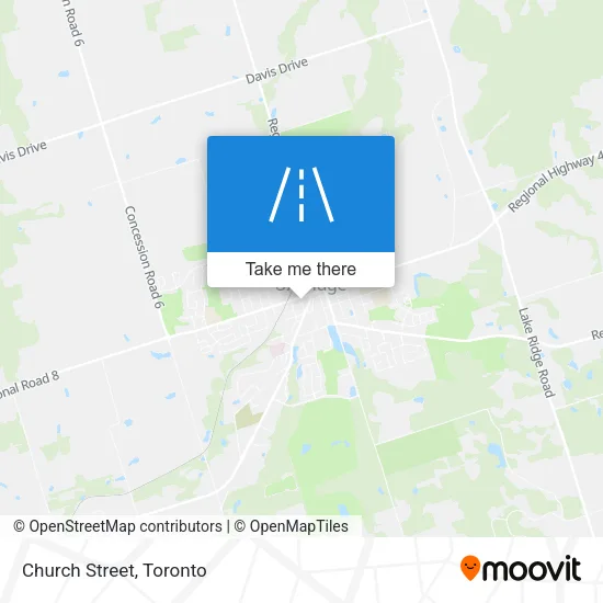 Church Street map