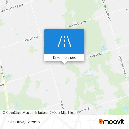 Davis Drive map