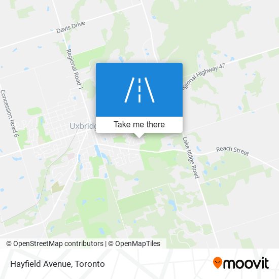 Hayfield Avenue map