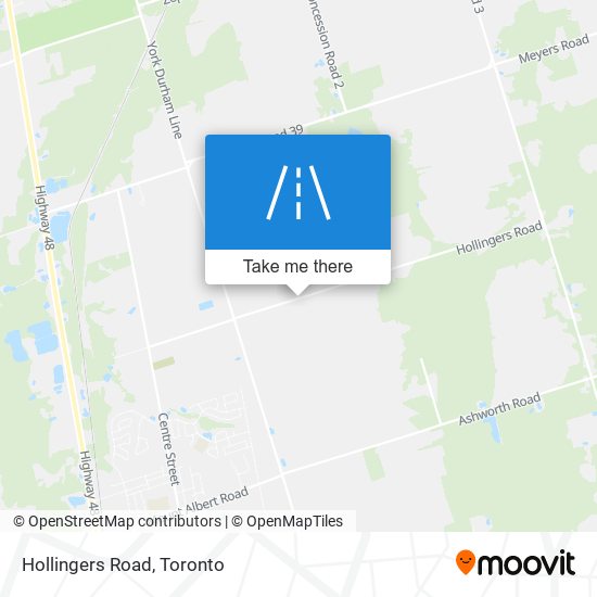 Hollingers Road map