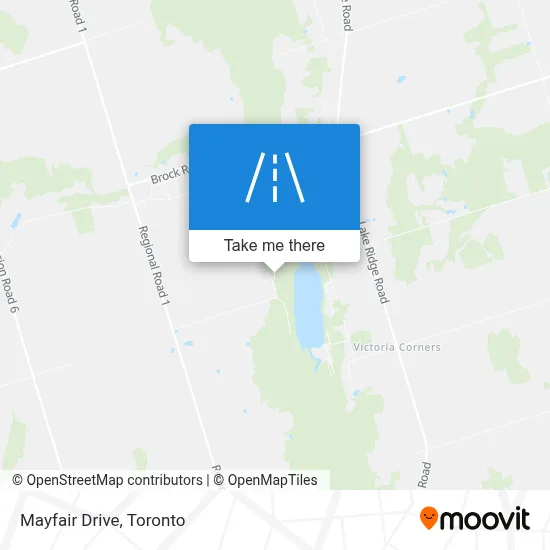 Mayfair Drive map