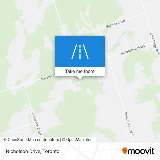 Nicholson Drive map