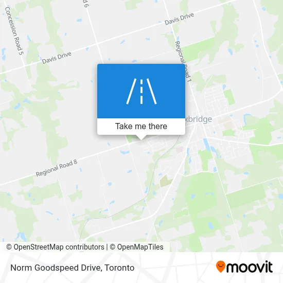 Norm Goodspeed Drive map