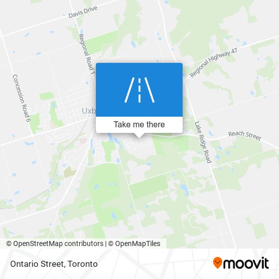 Ontario Street map