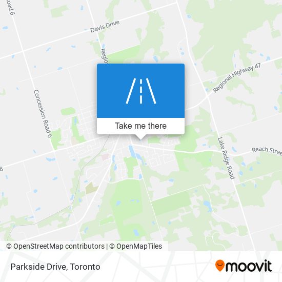 Parkside Drive map