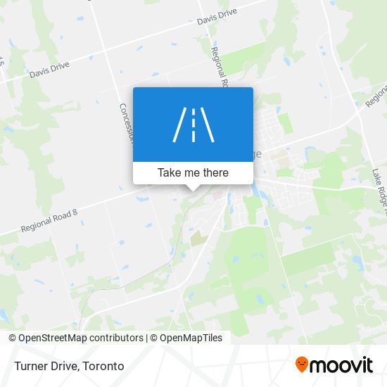 Turner Drive map