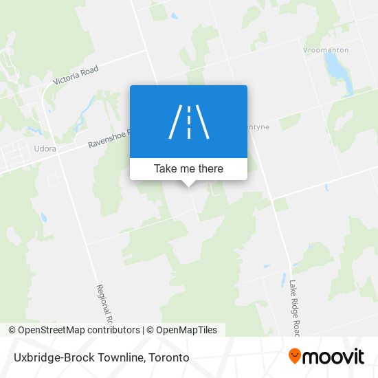 Uxbridge-Brock Townline plan