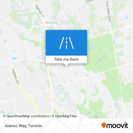 Alanno Way map