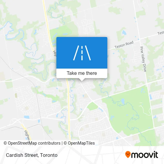 Cardish Street map