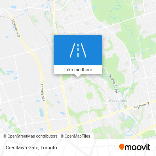 Crestlawn Gate map
