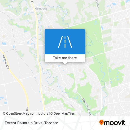 Forest Fountain Drive map