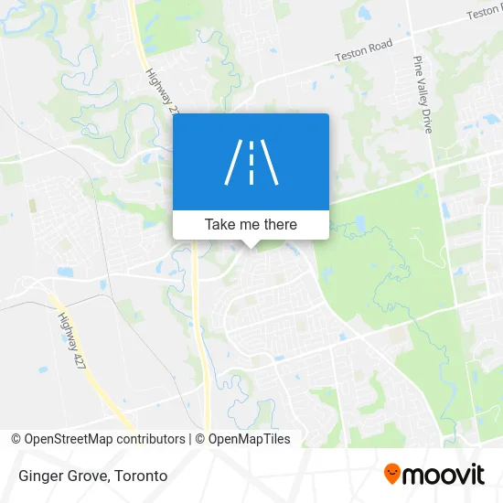 Ginger Grove map