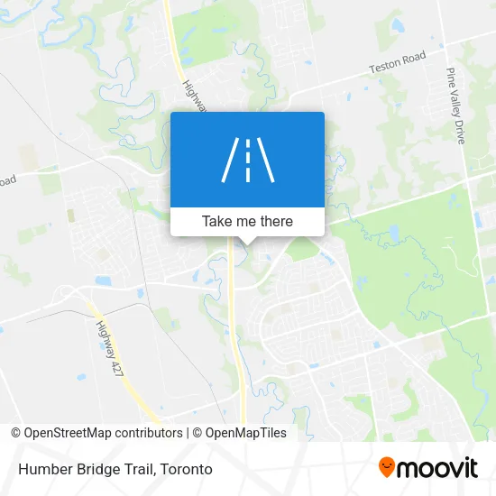 Humber Bridge Trail map