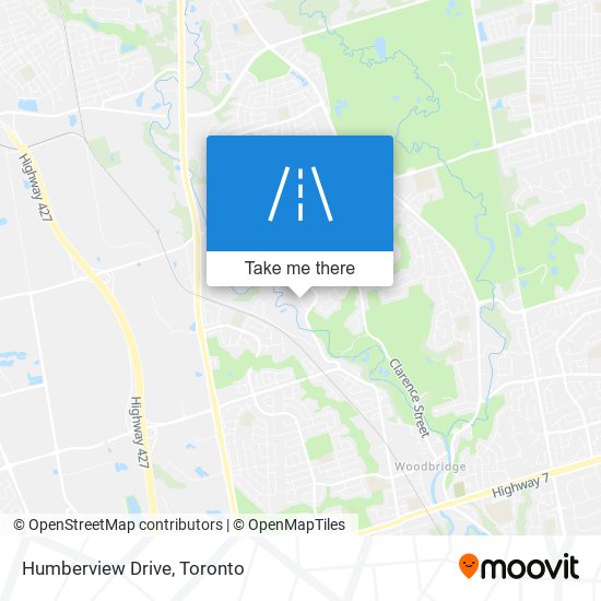 Humberview Drive map