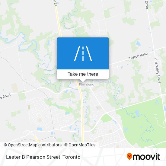 Lester B Pearson Street map