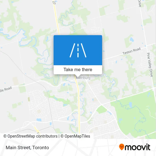 Main Street map