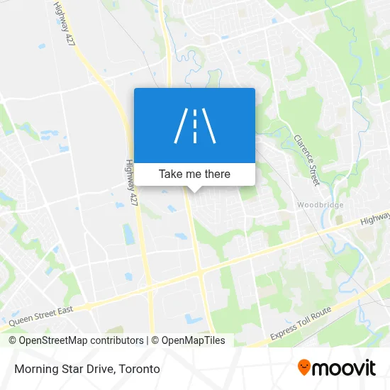 Morning Star Drive map