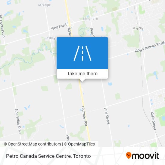 Petro Canada Service Centre map