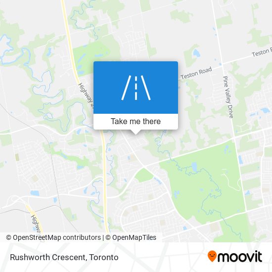 Rushworth Crescent map