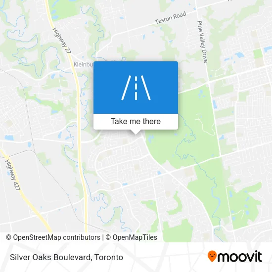 Silver Oaks Boulevard map