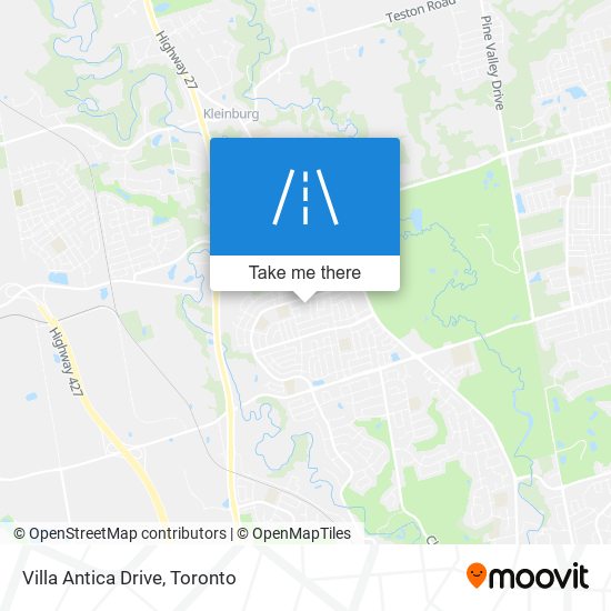 Villa Antica Drive map