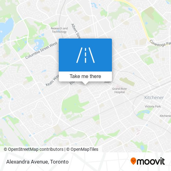 Alexandra Avenue map